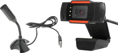 Lyla Night Vision Camera Web Cam+USB Desktop Mic for PC Laptop Skype KTV Chatting 2 HD  Webcam with Built-In Microphone with Night Vision USB Connectivity