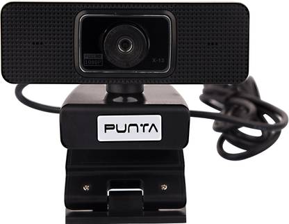 Punta High Resolution Full HD Webcam 1080P With Built-in Microphone & Video Call 2 HD  Webcam with Built-In Microphone with Night Vision USB Connectivity