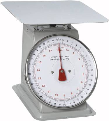 SHAKTISCALE SCAL-840 40-Pound/18.18kg Scale with 8-Inch Dial Weighing Scale