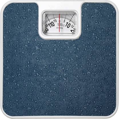 ACU-CHECK Analog Weight Machine, Weight machine for Human Body, Weighing Scale-Blue-120Kg Weighing Scale
