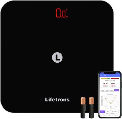 Lifetrons Thin Plus BMI Bluetooth Digital Body Weight Scale Weighing Scale