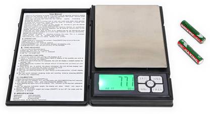 NIBBIN Electronic DIGITAL Scale,Notebook (500 gram x 0.01 Gram) Digital Jewellery Weighing Scale, Gold & Silver Ornaments Weight Measuring Machine Portable Weighing Scale for homes and professionals Weighing Scale ,(TM-C4) Weighing Scale (Black) Weighing Scale