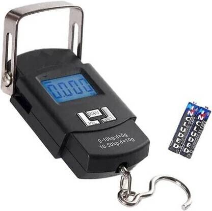 Nubex 10g-50Kg Digital Hanging Luggage Fishing Portable Weight Scale Taraju Tarazu Kata /171/UNu Weighing Scale