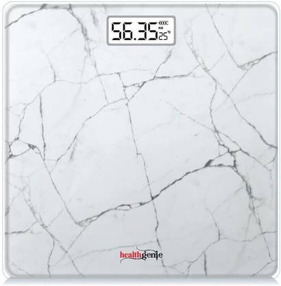 Healthgenie Digital Weight Machine Thick Tempered Glass LCD Display With 3 Years Warranty Weighing Scale