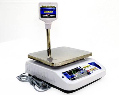 ULTRA MAX MS Weighing Scale 30 KG Pole 30 Kg Front Back Display Weighing Scale