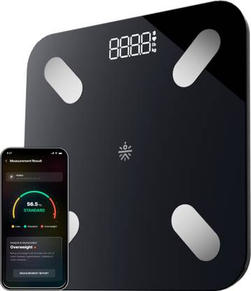 Cult Bluetooth Weight Machine, 20+ Parameters, BMI, US FDA Approved, 10 users Weighing Scale