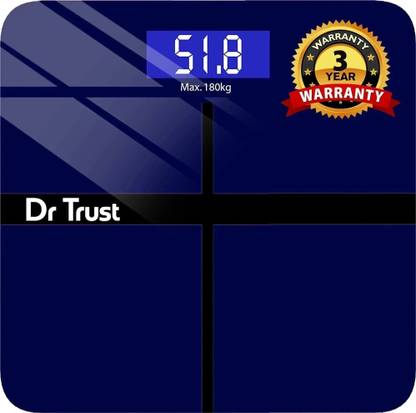 Dr Trust (USA) Executive Rechargeable Digital Electronic Weight Machine For Human Body Weighing Scale
