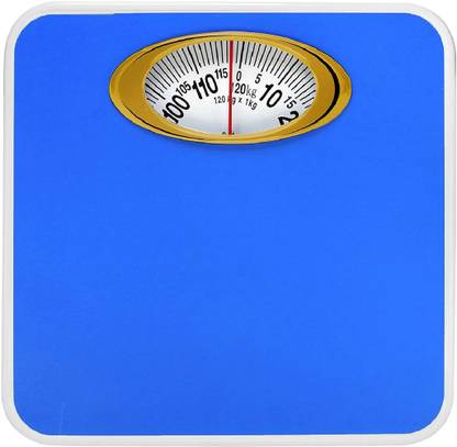 ACU-CHECK Analog Weight Machine for Human Weight, 120Kg Mechanical Weight Scale Human Body Weighing Scale