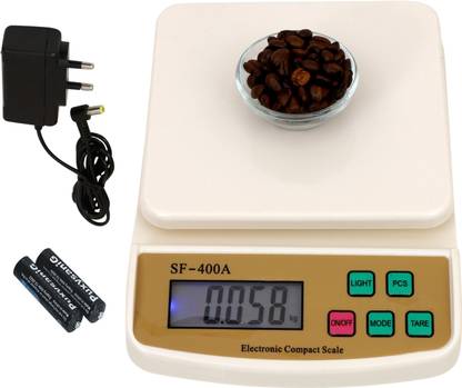 CHHOKRA 1g -10 Kg kata,weight machine,computer electronic vajan kata SF400A with Adopter Weighing Scale