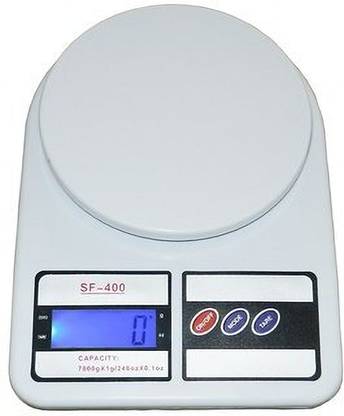 POLIK Digital Kitchen scale Map-tol Vajan kata Taraju Weighing Scale (White) Weighing Scale