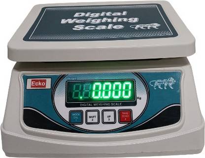 Ecko Digital Weighing Scale for Home, Shop and Kitchen, 30 Kg Capacity Weighing Scale