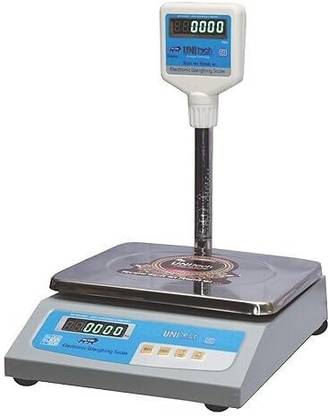 Unitech Digital Electronic Weighing Scale for Commercial Use| LCD Display,High Precision Weighing Scale