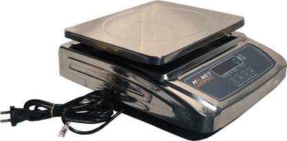 monet 30KG 2 Days Battery Backup; Green Display Weighing Scale