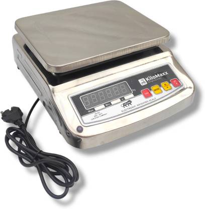 KiloMaxx KM-01 30Kg WIth UltraBright Dual Led Display For Shop Kitchen Industrial Uses Weighing Scale
