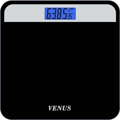 Venus Digital Electronic LCD Personal Health Checkup Body Silver/Black Weighing Scale
