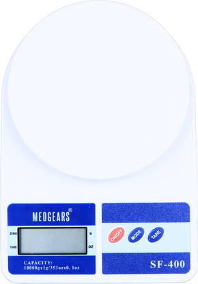 MEDGEARS Digital Kitchen Weighing Machine Multipurpose Electronic Weight Scale Weighing Scale