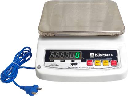 KiloMaxx KM-11, 30Kg with Green double Display for All Kirana &Vegetable Fruit shops 7*9" Weighing Scale