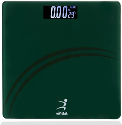 VIFITKIT Digital Weight Machine with LCD Display & Step-on Technology (Excluded Battery) Weighing Scale