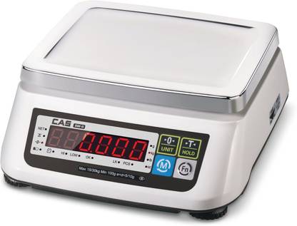 CAS weighing Scale & Computing Weight Scale, Rechargeable Battery & Adapter High Brightness Dual LED Display, (Weight Capacity 3kg* 100mg) With 1 Year Warranty Weighing Scale