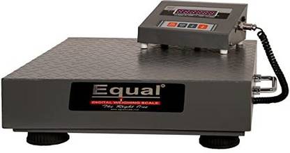 Equal Digital Weighing Home Scale, EIWS - 10, 100Kg, MS Platform,Red LED Display Weighing Scale