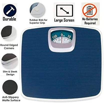 SONALEX Weight Machine Human Body Mechanical Manual Analog Weighing Scale 130kg capacity Weighing Scale