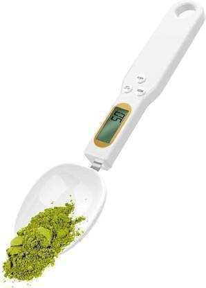 Aubade Adjustable Digital Spoon Scale Electronic Measuring Kitchen Spoon with large LCD Display Weighing Scale