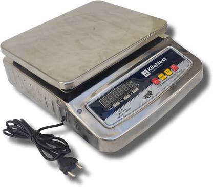 KiloMaxx KM-02, 30Kg Weight Scale With Ultrabright Green Dual Display For Shop etc. Weighing Scale