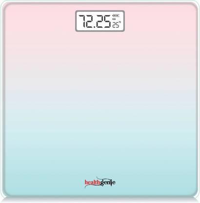 Healthgenie Digital Weight Machine Thick Tempered Glass LCD Display With 3 Years Warranty Weighing Scale
