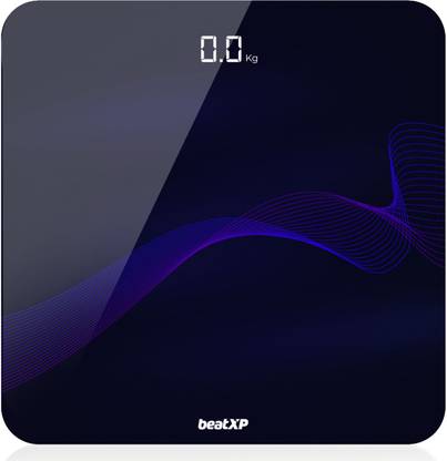 beatXP Gravity Ambience Weight Machine with 6mm Thick Tempered Glass for Human Body Weighing Scale