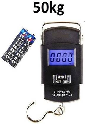 Siya Shine Hanging Scale, LCD Screen 50kg weight capacity weighing scale vajan, kata,taraju Weighing Scale