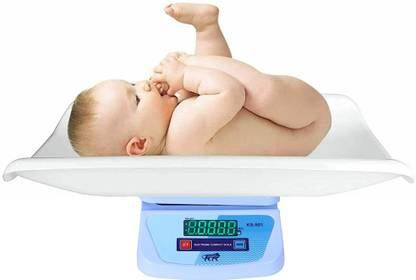 ACU-CHECK Digital Baby Weighing Scale With Tray For Newborn Baby upto 30kg Weight Machine Weighing Scale