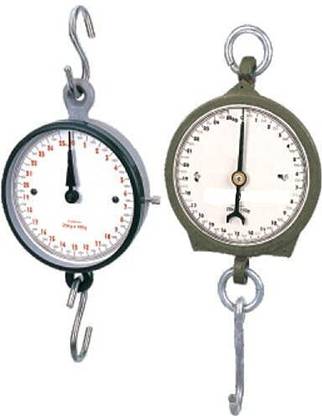 NAUDH SPRING BALANCE ROUND 10KG/100N(PLASTIC) Weighing Scale