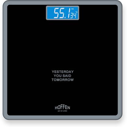 HOFFEN Lite Digital Electronic Personal Weight Machine for Body Weighing Scale