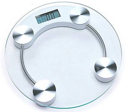 Venus EPS- 2003 Transparent Round Personal Weight Machine for Body Digital Weighing Scale