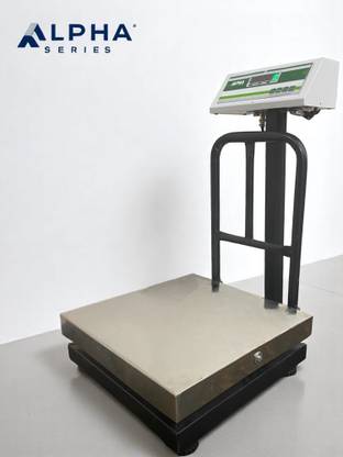 monet Alpha Series 200Kg;SS (16"x16") with upto 48 Hours Battery Backup Weighing Scale