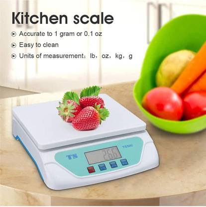 SELMEZ WEIGHT MACHINE CAPACITY UP TO 30KG TO 1GM Weighing Scale (White) Weighing Scale