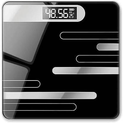 Dr care 180kg Digital Body Weighing Scale Glass LCD Display Personal Black Bathroom Weighing Scale
