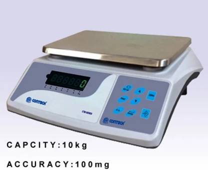 Contech Costco : CTM 10001( For Silver Weighment)(Cap : 10kg , Acc : 100 mg) Weighing Scale