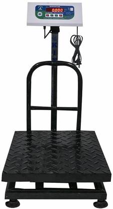 NKCOM Stainless Steel Platform Scale Capacity 200KG Accuracy 20G Size 16X16 Inches Weighing Scale