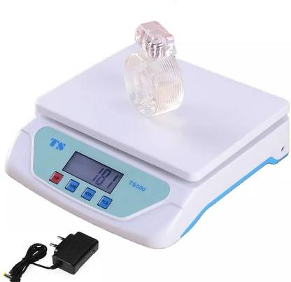 QNOVE 30Kg x 1g Digital Multi-Purpose Kitchen Balance, Parcel Weight Scale(TS-500) Weighing Scale