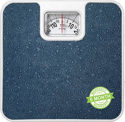 ACU-CHECK Analogue Personal Health Check Up Fitness Weighing Scale Body Weight 120KG -Blue Weighing Scale