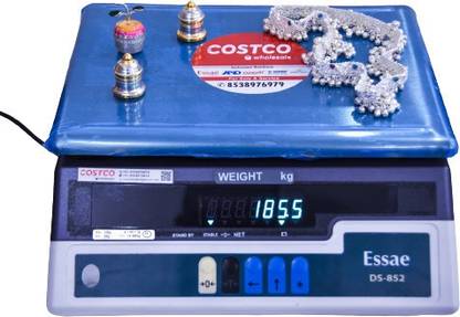 Essae Costco : DX 852 30 kg ( For Silver Weighment) Cap : 30 kg Accu : 0.5gm Weighing Scale
