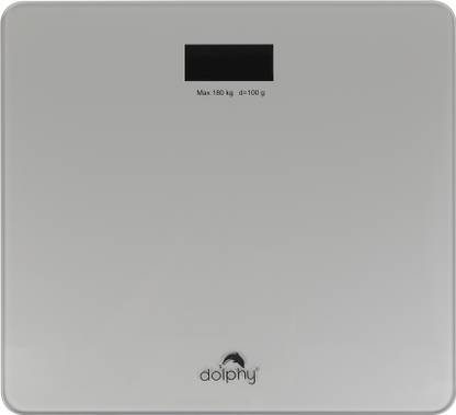 DOLPHY Digital Body Weight Bathroom Scale with Round CornerDesign,LCD Backlight Display Weighing Scale