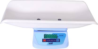 ACU-CHECK Digital Baby Weighing Machine With Tray For Newborn Baby upto 30kg Weight Machin Weighing Scale