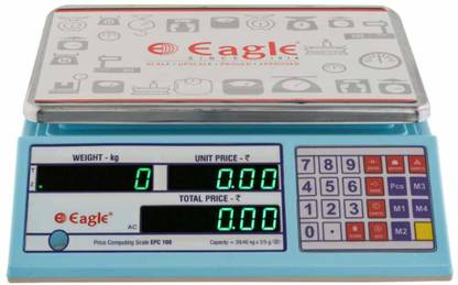 EAGLE LED screen display Inbuilt 1 battery Weighing Scale