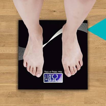ACU-CHECK Weight Machine, Digital Body Bathroom Scale with Step-On Technology LCD Display Weighing Scale