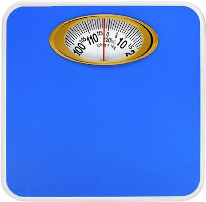 ACU-CHECK Analog Weight Machine, Weight machine for Human Body, Weighing Scale-Gold-120Kg Weighing Scale
