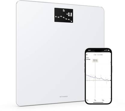 Withings Body - Digital Wi-Fi Smart Scale with Automatic Smartphone App Sync Weighing Scale