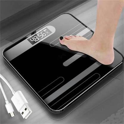 MCP Healthcare Digital Bathroom Personal Human Body Weight Machine LCD Display Space Grey Weighing Scale
