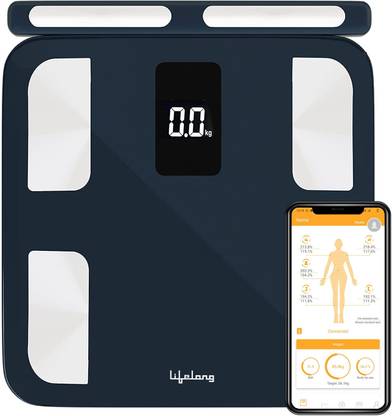 Lifelong 8 electrode Smart Body Fat Scale Weight Machine Weighing Scale